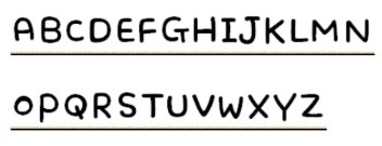 귀여운 영문폰트 이름 좀...